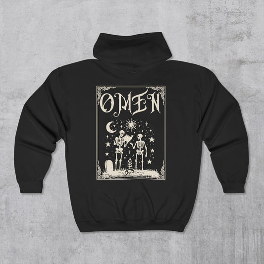 READING SKELLIES | UNISEX ZIP-UP HOODIE